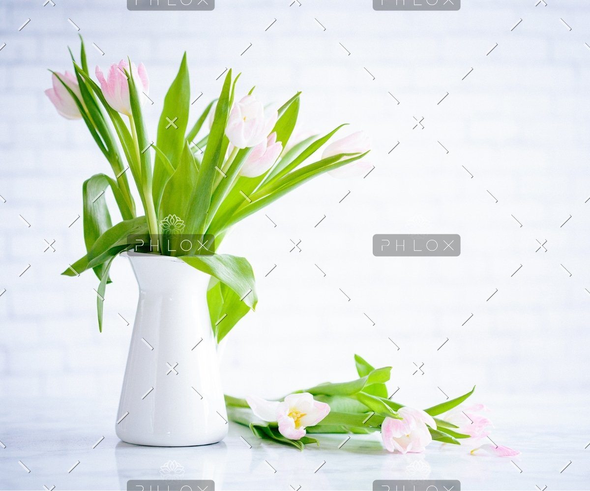Basket of Flower on table